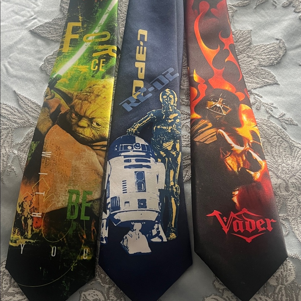 Star Wars tie, set of three